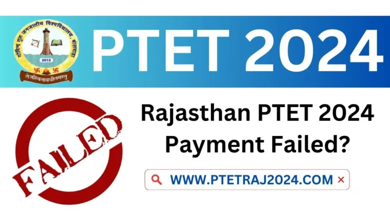 PTET 2024 Payment Failed
